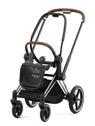 Cybex Priam 4.0 + Cloud Z2 I-size Chrome brown frame Petticoat by Jeremy Scott Bērnu rati 3in1