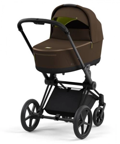 Cybex Priam 4.0 + Cloud Z2 I-size Matt black frame Khaki Brown Детская коляска 3in1