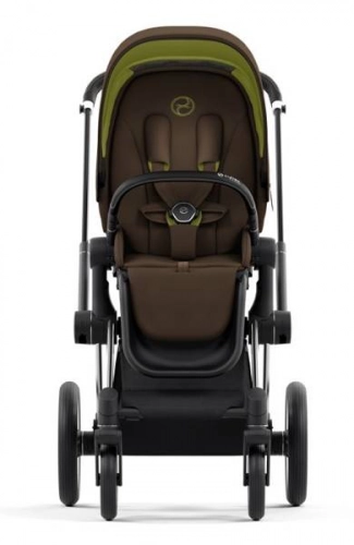 Cybex Priam 4.0 Khaki Brown + Chrome black frame Pastaigu rati