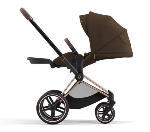 Cybex Priam 4.0 Khaki Brown + Gold rose frame Прогулочная коляска