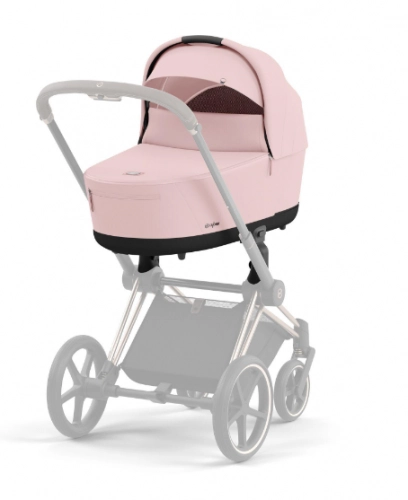 Cybex Priam 4.0 Peach Pink Matt Black frame Bērnu rati 2in1