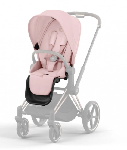 Cybex Priam 4.0 Peach Pink Matt Black frame Bērnu rati 2in1