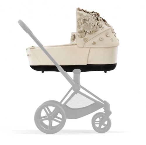 Cybex Priam 4.0 Simply Flowers Nude Beige Matt Black frame Bērnu rati 2in1