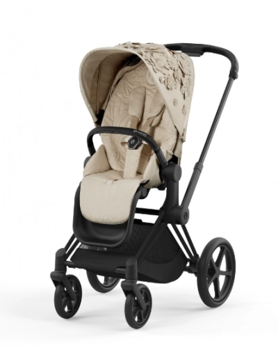 Cybex Priam 4.0 Simply Flowers Nude Beige Matt Black frame Bērnu rati 2in1