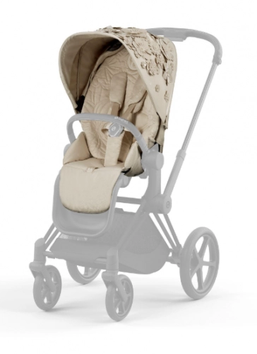 Cybex Priam 4.0 Simply Flowers Nude Beige Matt Black frame Bērnu rati 2in1