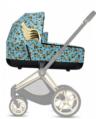 Cybex Priam Lux Cherub Blue by Jeremy Scott Люлька для коляски