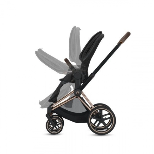 Cybex Priam 2.0 Premium Black Bērnu rati 2in1