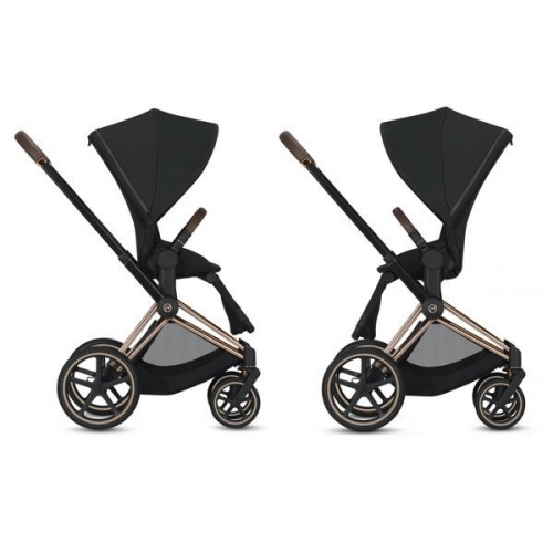 Cybex Priam 2.0 Premium Black Bērnu rati 2in1