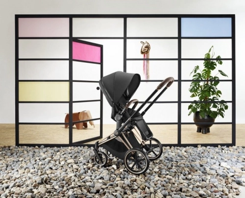Cybex Priam 2.0 Premium Black Bērnu rati 2in1