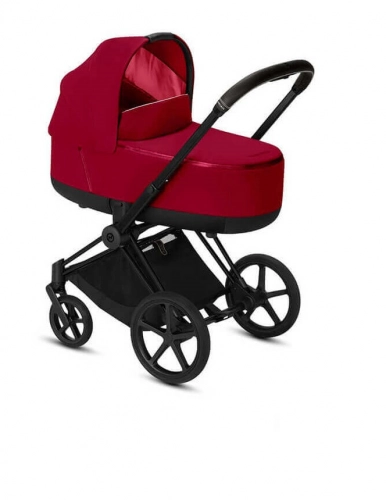 Cybex Priam True Red + Matt black frame Коляска с Люлькой