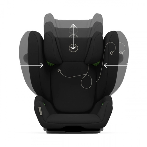 Cybex Solution G i-Fix Moon Black Bērnu autosēdeklis 15-50 kg