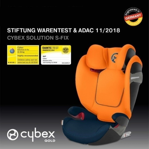 Cybex Solution S-Fix Navy Blue Bērnu autosēdeklis 15-36 kg