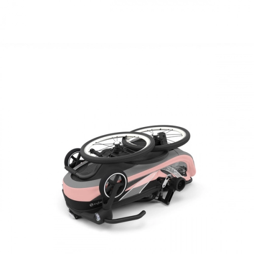 Cybex Zeno Bike Light Pink Спортивная коляска для бега Лыж - Велосипедный прицеп 4in1