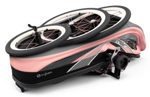 Cybex Zeno Silver Pink Прогулочный блок