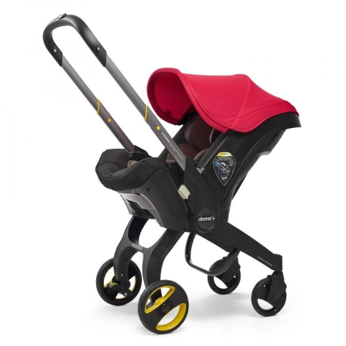 Doona + Infant Car Seat & Stroller Flame Red Autosēdeklis - Ratiņi 2in1