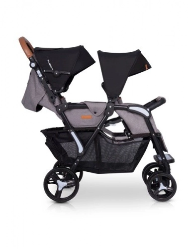 Easy Go Fusion Grey Fox Dvīņu rati