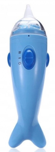 Elektriskais bērnu deguna aspirators OROMED DOLPHIN blue