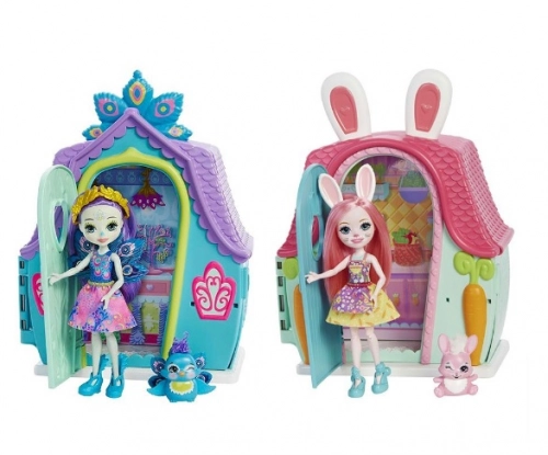 Enchantimals Core Character Houses GYN59 Дом с куклой и зверушкой