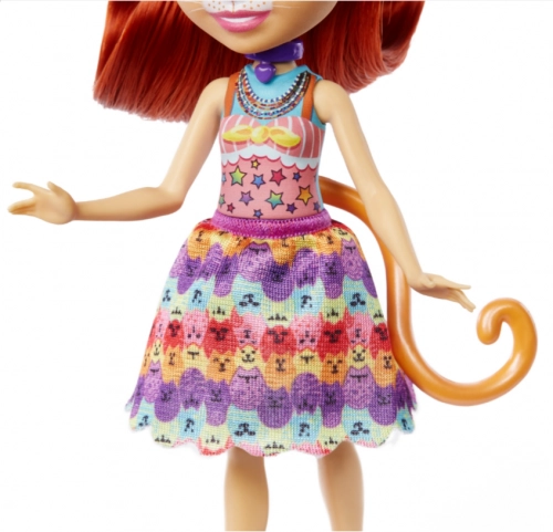 Enchantimals Tarla Orange Cat & Cuddler Кукла HHB91