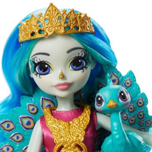 EnchantimalsQueen Penelope & Rainbow Lelle ar dzīvnieku GYJ14