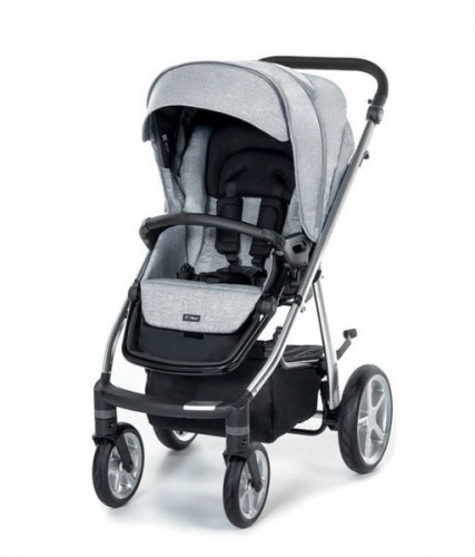 Espiro Next 2.1 Melange 07 Gray Bērnu ratiņi 2in1