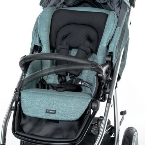 Espiro Next 2.1 Melange 07 Gray Bērnu ratiņi 2in1