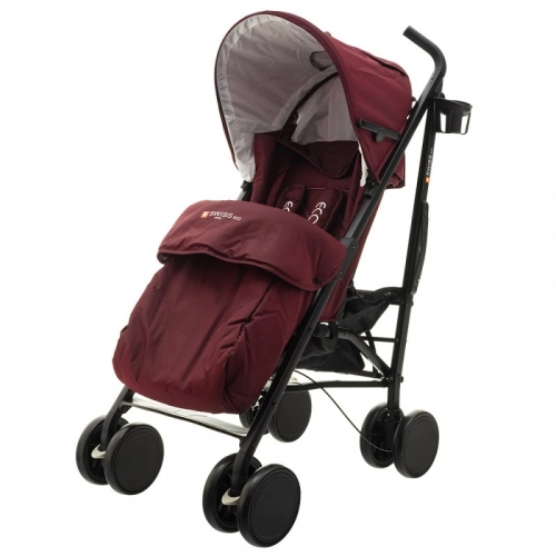 EuroBaby ECO SWISS DESIGN 300D Purple red Sporta ratiņi