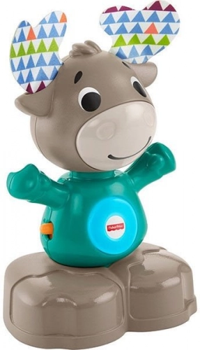 Fisher Price Bobble head Moose GJB21 Интерактивная игрушка Лось (русс. яз.)