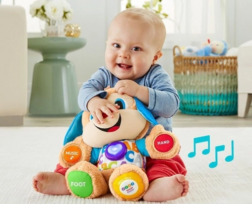 Fisher Price Laugh & Learn Smart Stages Puppy FPP17 Gudrais kucēns (lat.val.)
