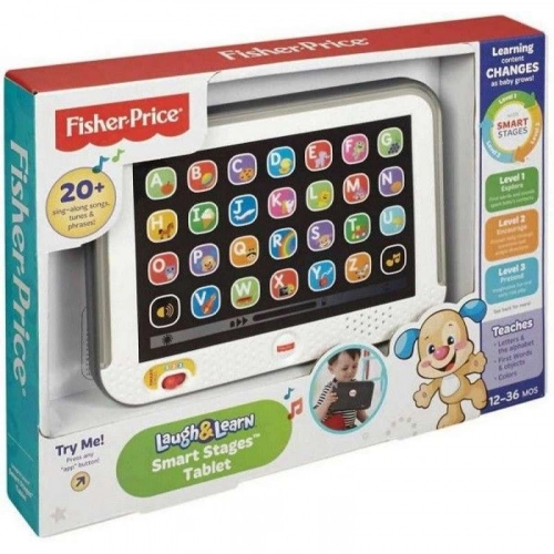 Fisher Price Laugh & Learn Smart Stages Tablet DLM39 Обучающий планшет с технологией Smart stages (лат. яз.)