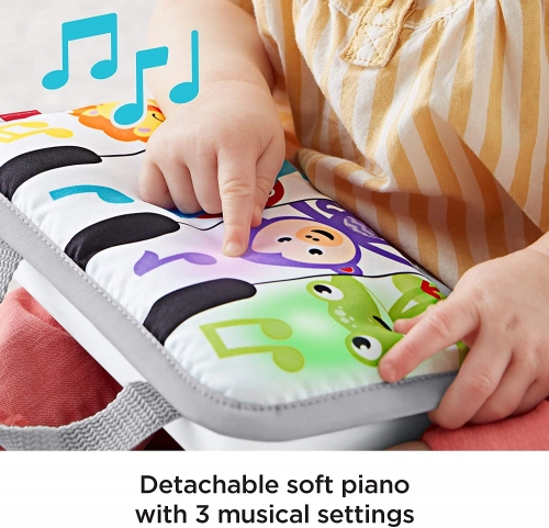 Fisher Price Musicians Piano Wedge Mini GJD27 Музыкальная Подушка для игры на животе
