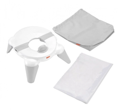 Fisher Price OTG Potty Grey 2in1 Bērnu podiņš pārnesamais 2 vienā