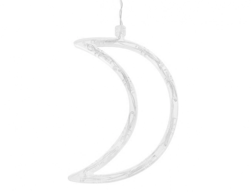 Ziemassvētku virtene Moon 2022 Cold White 4,5 m