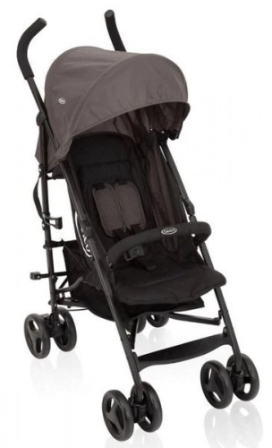 Graco Travelite Black Grey Sporta ratiņi