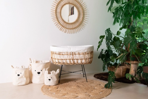 Grozs mantu uzglabāšanai 3 gb. Childhome Teddy Off white