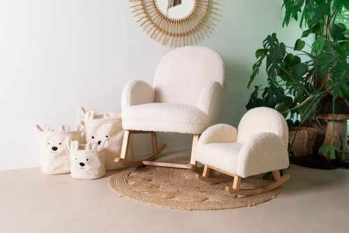Grozs mantu uzglabāšanai 3 gb. Childhome Teddy Off white