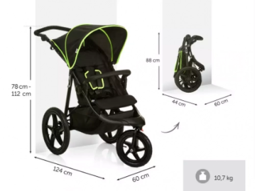 Hauck Runner Sporta rati Black