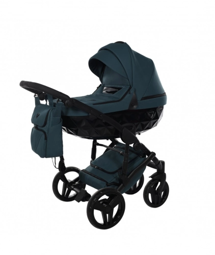 Junama Basic 02 Teal Bērnu rati 3in1