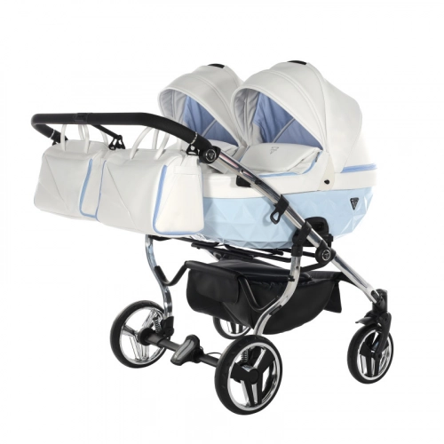 Junama Candy Duo 02 Blue Dvīņu rati 2in1