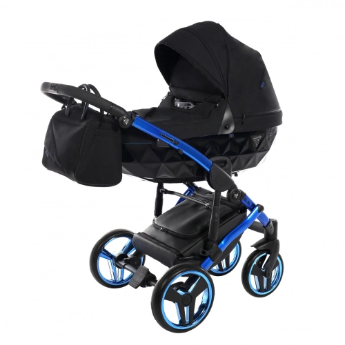 Junama Diamond Individual 02 Blue Bērnu rati 3in1