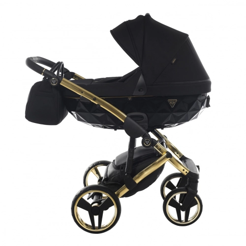 Junama Diamond S-Line 3in1 col. 02 Black Bērnu rati 3 in 1