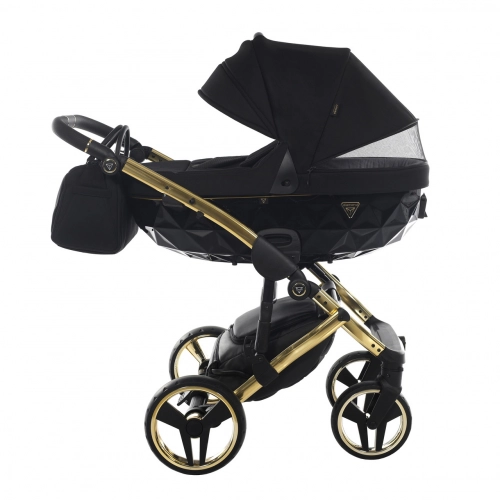 Junama Diamond S-Line 3in1 col. 02 Black Bērnu rati 3 in 1
