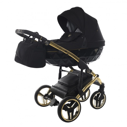 Junama Diamond S-Line 3in1 col. 02 Black Bērnu rati 3 in 1