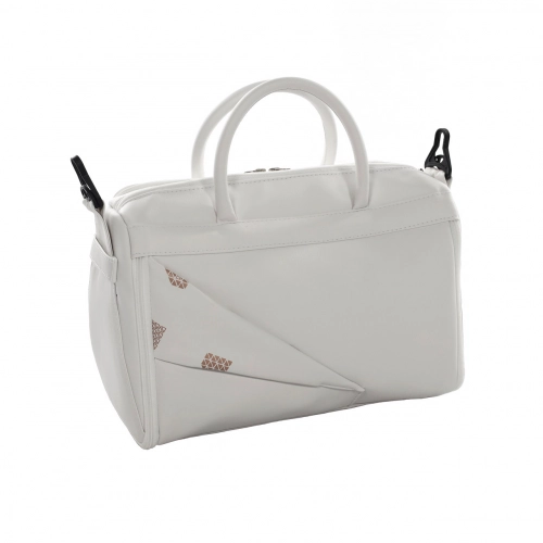 Junama Glow col. 1 White rose gold Bērnu ratiņi 3 in 1