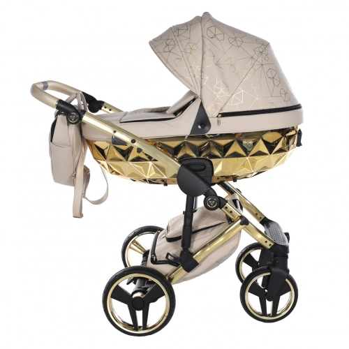 Junama Heart 07 Beige gold Детская коляска 3in1