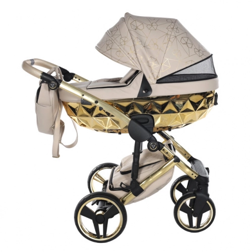 Junama Heart 07 Beige gold Детская коляска 3in1