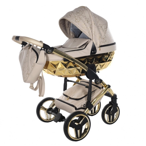 Junama Heart 07 Beige gold Детская коляска 3in1