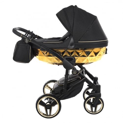 Junama Mirror Col.02 Black gold Детская коляска 2 в 1