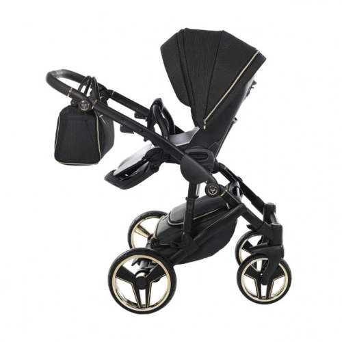 Junama Mirror Col.02 Black gold Детская коляска 2 в 1