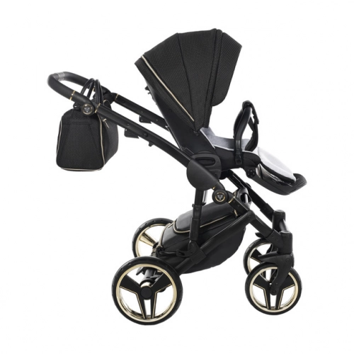 Junama Mirror Col.02 Black gold Детская коляска 2 в 1